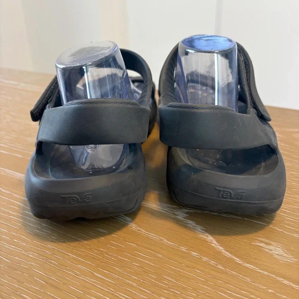 Teva‎ Hurricane Drift Sandals Mens Black Lightweight Water Friendly Size 12